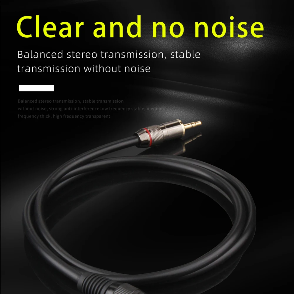 Hi-fi стерео кабель Xlr на 3,5 мм для iPhone, микшер, усилитель, микшерная консоль, микрофон 1,5 м, 3 м, 5 м, 3-контактный кабель Xlr, аудиокабель