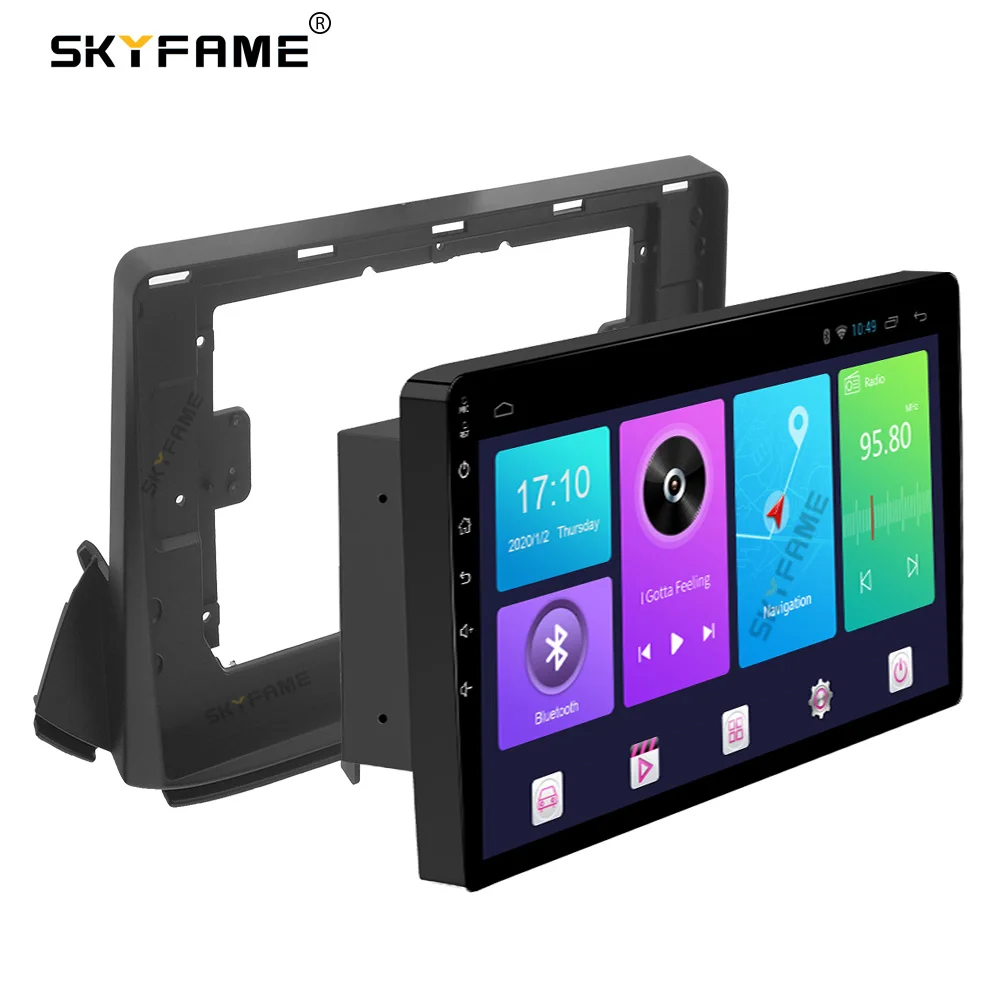 SKYFAME Car Frame Fascia Adapter For Hyundai Celesta Elantra 2017-2018 Android Radio Dash Fitting Panel Kit