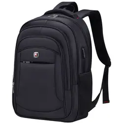 Mochilas masculinas com carregamento usb, mochilas de alta qualidade para estudantes, escola e faculdade, bolsa para laptop de grande capacidade