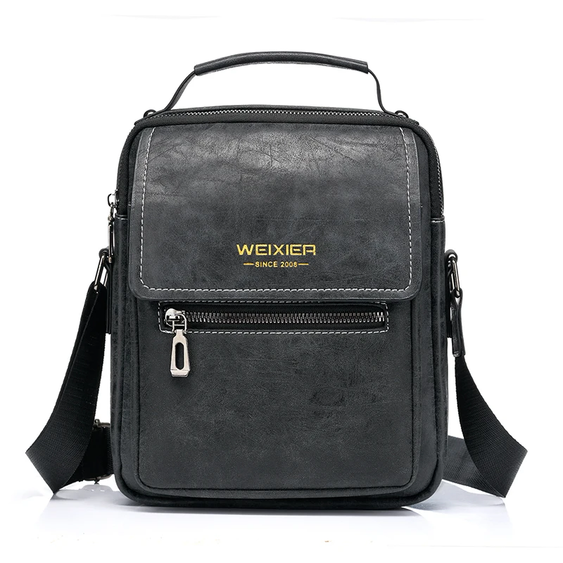 Torba męska na ramię miękka PU skóra mężczyzna luksusowa torebka na co dzień moda podróżna jakość Casual Crossbody Messenger gorąca sprzedaż