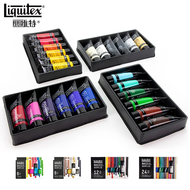 France imported Liquitex акриловые краски 6/12/24 color suit paint acrylic paint