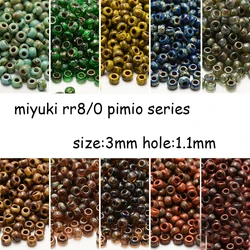 3mm Japanese Seed Beads Miyuki  Imported Round Beads 16 Color Pimio Series 5G Ornament