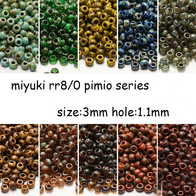 3mm japońskie koraliki Miyuki importowane kule 16 kolorów Pimio serii 5G Ornament