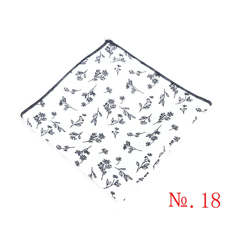 New Pocket Square For Men Women Floral Chest Towel Hanky Gentlemen Hankies Men\'s Suits Handkerchief Print Pocket Towel