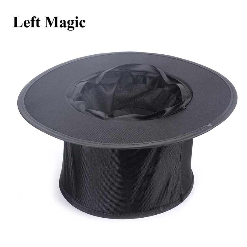 Magicians Top Hat With Hole Magic Tricks Stage Illusions Accessories Gimmick Prop Can Used with Cane to Table Base Magie Comedy