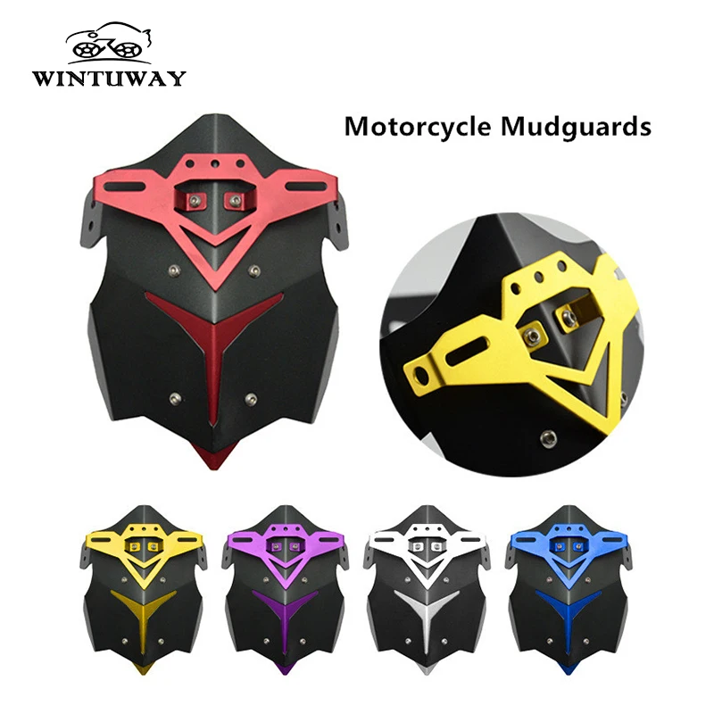 WINTUWAY Motorcycle CNC Aluminum Rear Splash Guard Motorbike Mudguard Case For HONDA MSX125 Mudguard Wear Resistant