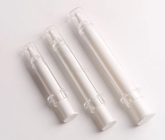 5/10/20ml Empty Water Light Needle, Airless Eye Gel Cream Tube,Ultrasonic liquid bottle, Plastic Makeup Sub-bottling 100pcs/Lot