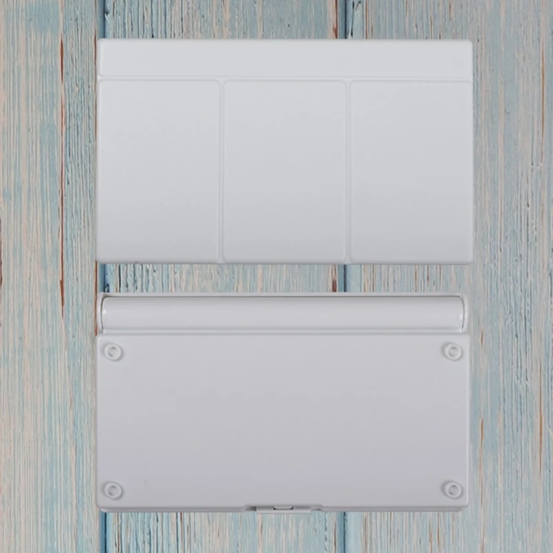 F3MA 12/24 griglia pieghevole idratante tavolozza dell'acquerello per artista pittura ad olio ad acquerello tavolozza tavolozza vassoio scatola forniture d'arte