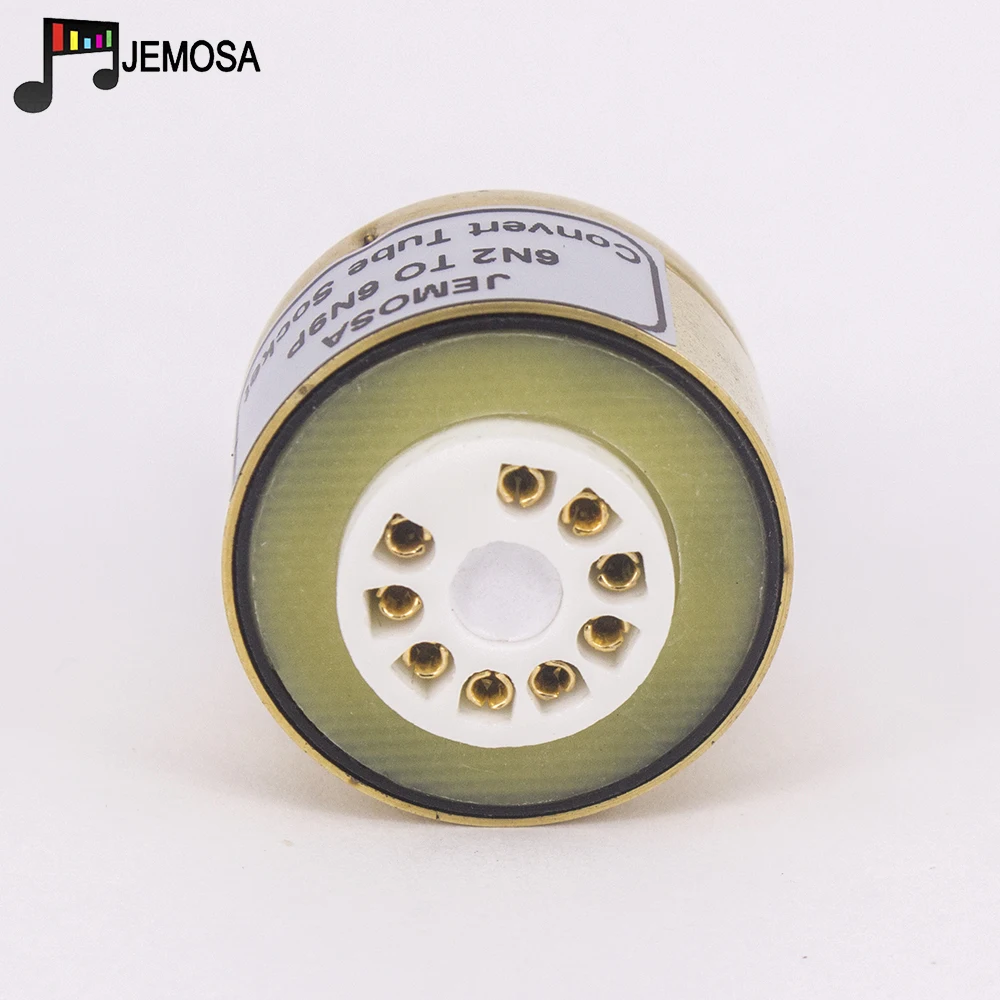 Enchufe de tubo de 9 pines 6N2 6N6 ECC88 6922 a 6N8P 6N9P 6SN7 6SL7, amplificador de tubo de vacío de Audio HIFI, adaptador de conversión, 1 unidad