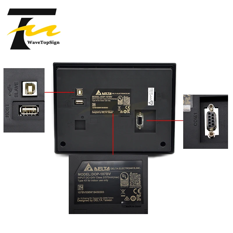 Imagem -03 - Interface Homem-máquina com Cabo de Dados Delta Dop107bv Hmi Touch Screen Substituir Dop -b07s411 Dop-b07ss411 B07s410