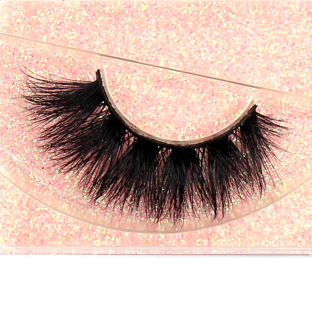 FOXESJI 3D ขนตาปลอม Mink Lashes หลายระดับหนาหนาสูง Volume Mink ขนตาปลอมขนตาน้ำหนักเบา Faux Cils K16