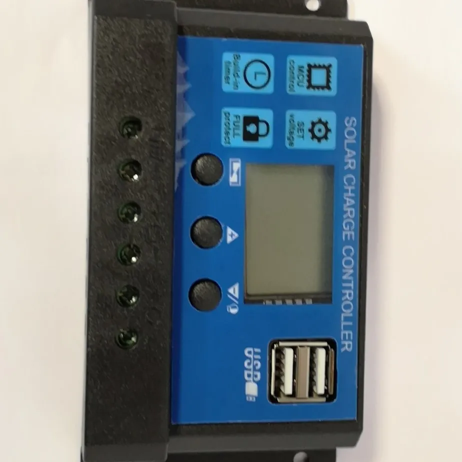 Good Quality 12/24V 10A20A30A Popular and Cheap PWM type Solar Charge Controller