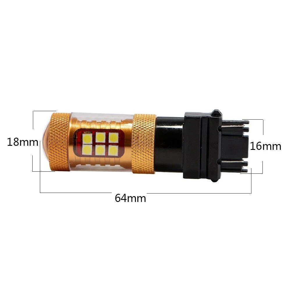 T20 7440 28SMD 28LED 3030 Car Turn Brake Lights Super Bright White LED Bulbs Signal Reverse Lamp Bulbs High Power