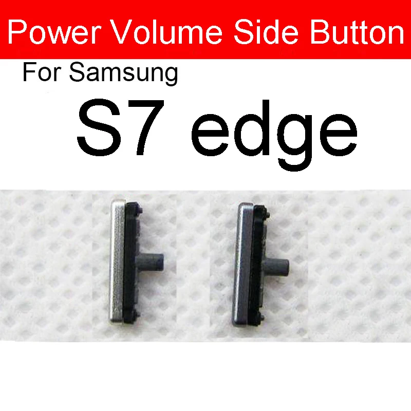 For Samsung Galaxy S7 G930 G930F S7 Edge G935 G935F Volume Power On Off Key Side Button Flex Cable Replacement Parts