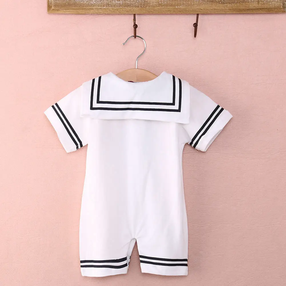 Baby Boy Clothes Infant Sailor Romper Jumpsuit Outfits New Clothes