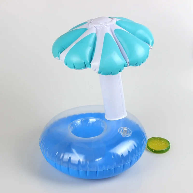 Fun Party Acces-Soporte inflable para bebidas y cerveza, vaso de cereza para Donut, Flotador para piscina, anillo de natación, soporte para bebidas, agua