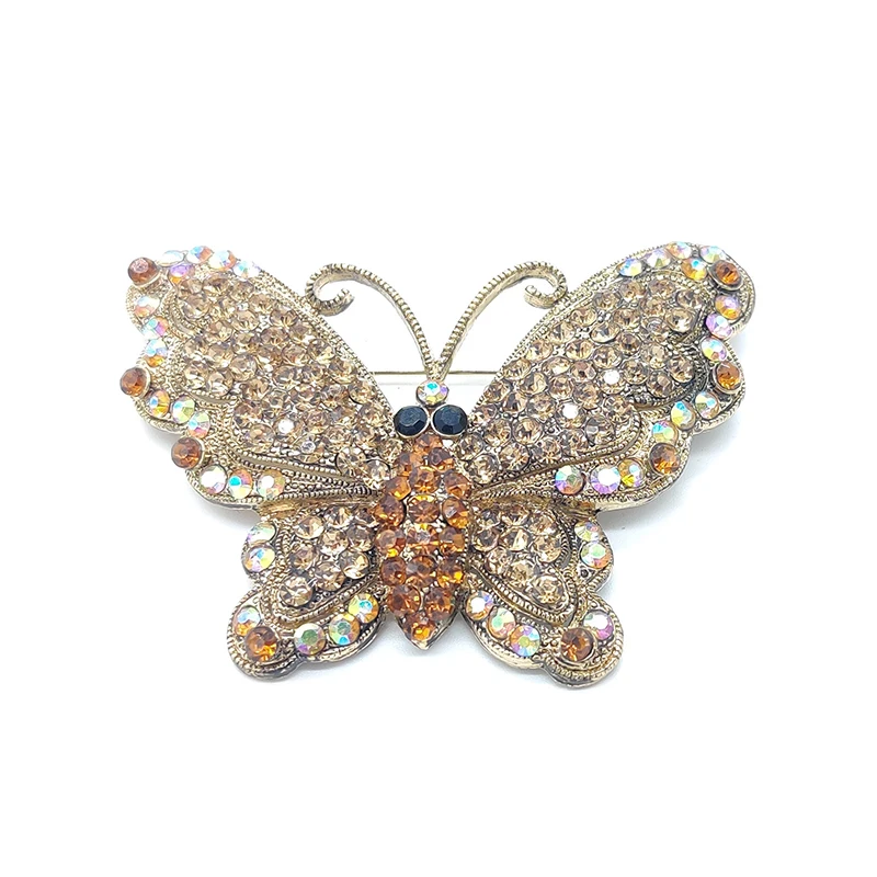 PD BROOCH New Medium Butterfly 9 Colors Apparel Accessories Factory Direct Sales Jewelry Butterfly Pins