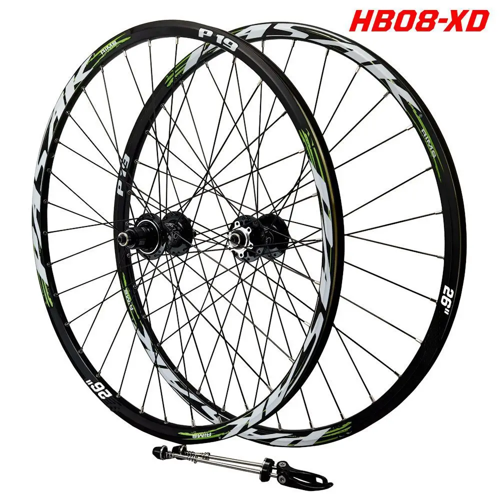 MTB bicycle wheeles bike wheel 26/27.5/29er disc brake XD/XDR 11/12speed AXS/XXD/X01/GX 32Holes front 2 rear 4 sealed bearings