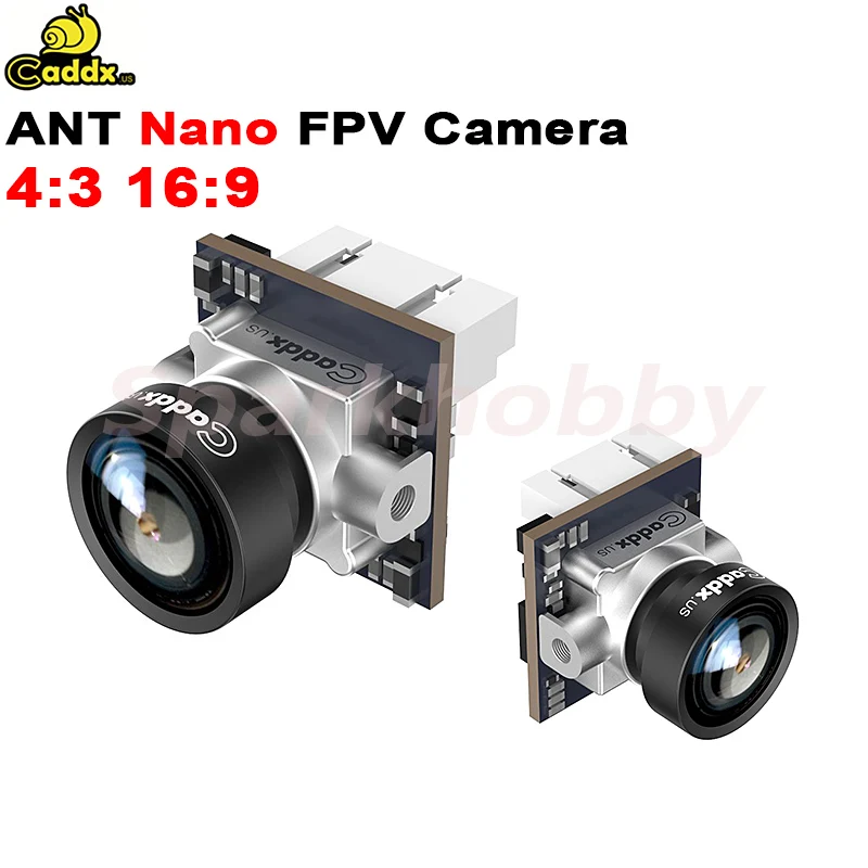 Caddx-formiga nano fpv câmera 1200tvl, lente 1.8mm, 16:9/4:3, 1200tvl, global, wdr, com OSD, 3d, ntsc, pal, 2g, para rc fpv