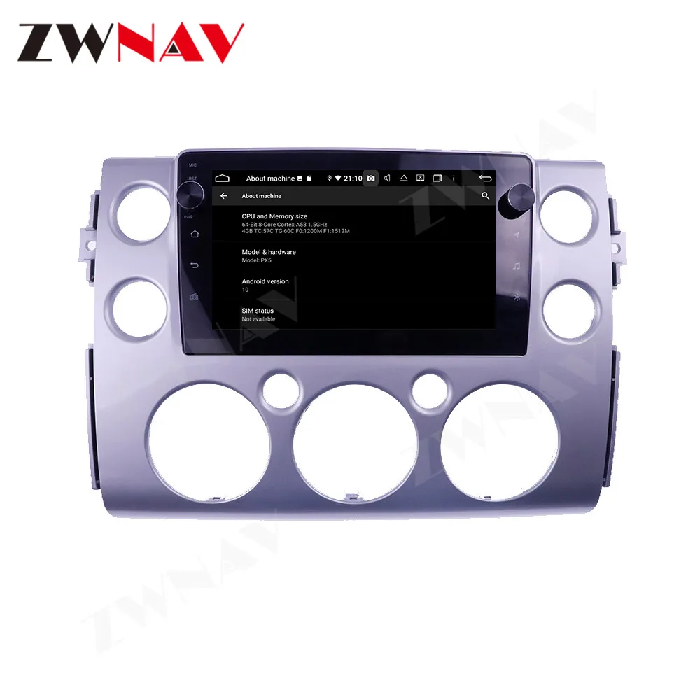 DVD Player Auto Radio Multimedia Head Unit Touch Screen For Toyota FJ Cruiser Android 10 4+128G IPS GPS Navigtion Car