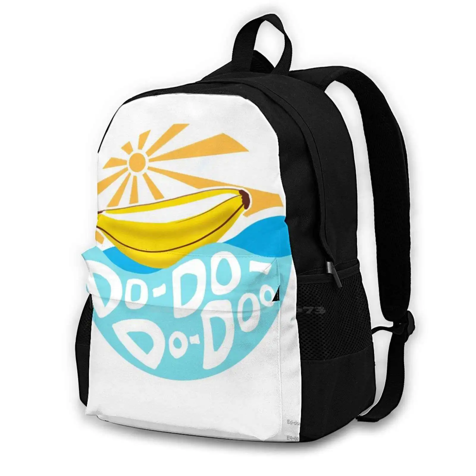 

Large Capacity School Backpack Laptop Travel Bags Australian Aussie Sunscreen Throwback Noughties Summer Fruit Ocean Beach