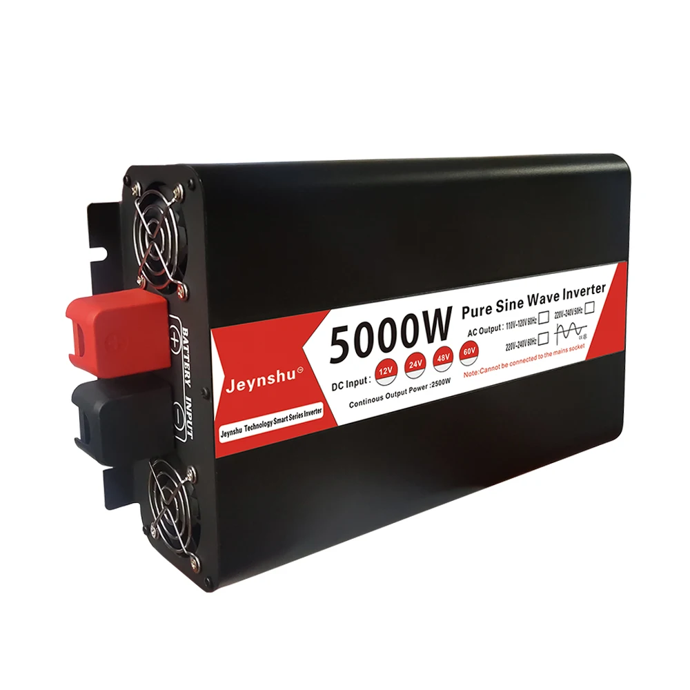 Imagem -06 - Inversor de Onda Senoidal Pura Conversor de Energia Solar para Carros 12v 220v 4000w 5000w dc 12v 24v 48v para ac 220v