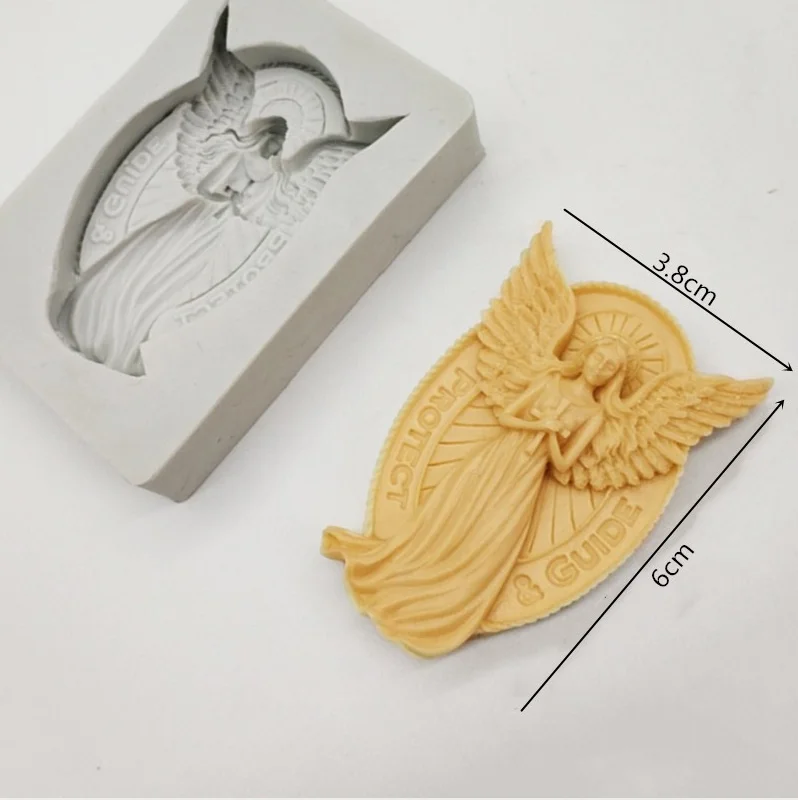 Angel combination silicone mold DIY cake, candle, soap, resin decoration mold process decoration accessories