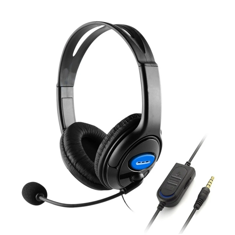 Wired Gaming Headsets With Mic Noise Isolating Headphones 40mm Driver Bass Stereo for Sony PS3 PS4 Laptop PC Gamer Headphone