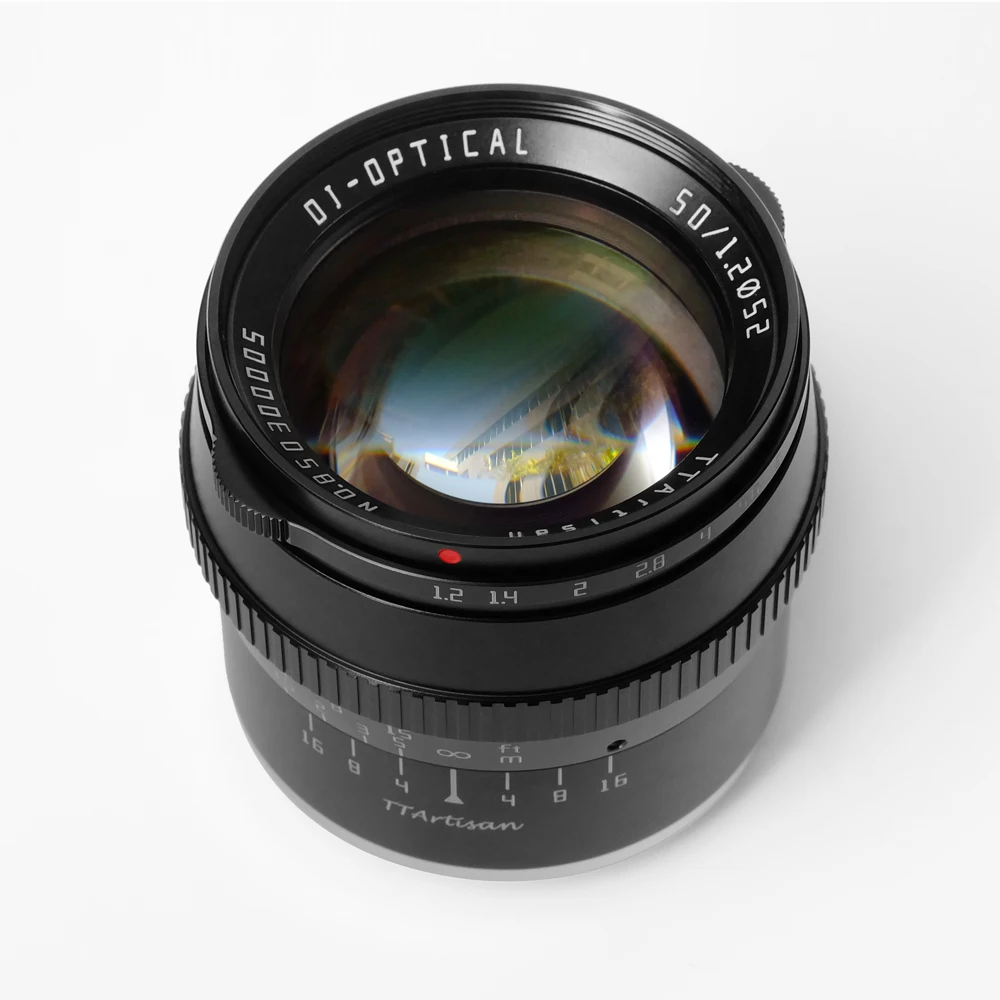 TTartisan 50mm F1.2 APS-C Lens  Large Aperture Portrait Lens for SONY E FUJI X Canon RF EOS-M M4/3 L Mount cameras