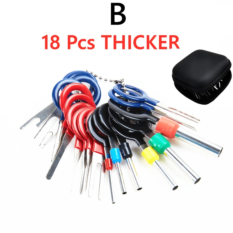 New Car Terminal Removal Tool Wire Plug Connector Puller Release Pin Extractor Kit For Car Plug Repair Tool With storage bag