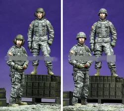 1/35 Resin Figure model kits Historical military US  2 Figures  Unassembled and unpainted 651