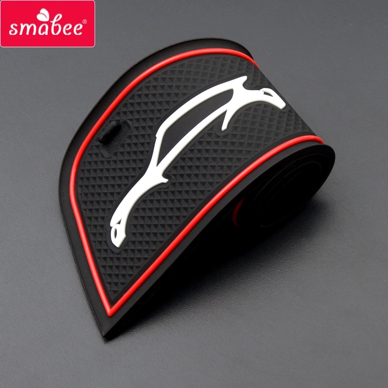 Anti-Slip Gate Slot Cup Pad For Nissan Juke 2013 - 2016 Nismo s sl sv Decoration Accessories Non-Slip Mat Door Mats Accessories