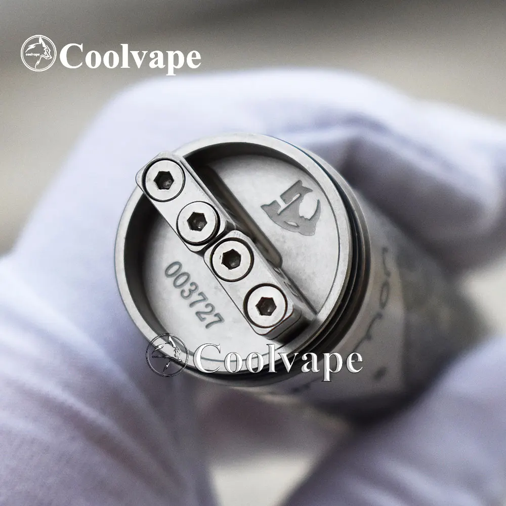 Coolvape 528 customs goon 25mm rda goon rda rda atomizer مع bf pin النحاس الأحمر النحاس مادة الصلب قطر 25mm