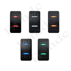3 Positions 7Pin ON-OFF-ON DPDT Dual Bar Rocker Switch for the ARB/Carling/NARVA 4×4 Style,Dual Led Lights,Camper Accessories