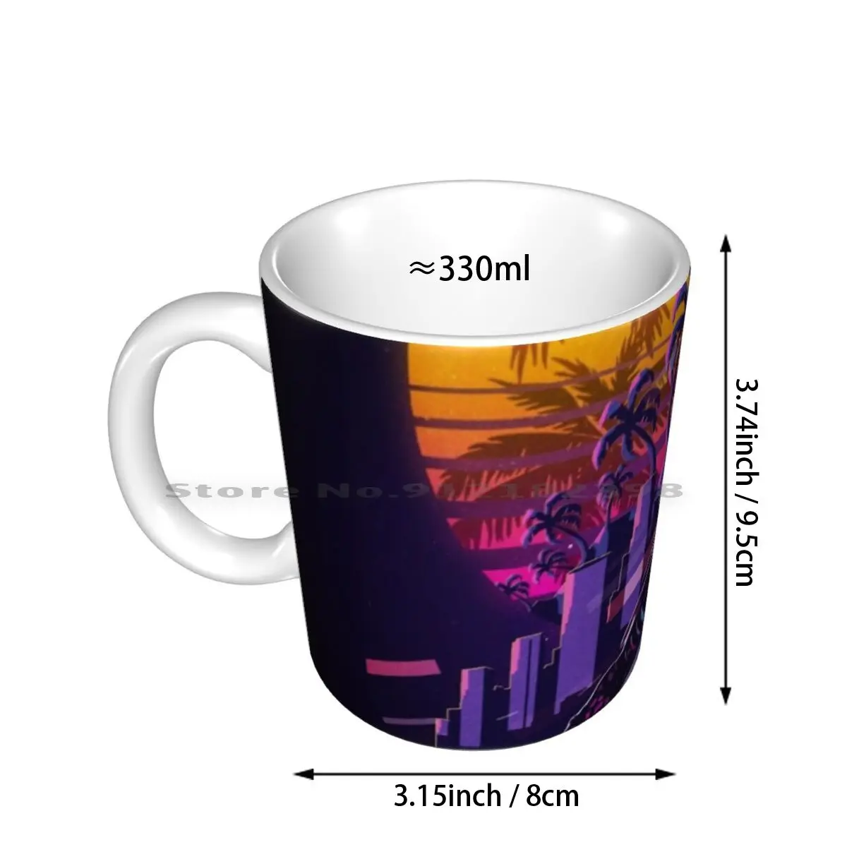 Apex Legends-Wraith 80s Retro Ceramic Mugs Coffee Cups Milk Tea Mug Apex Legends Apex Apex Legends Apex Legends Apex Legends