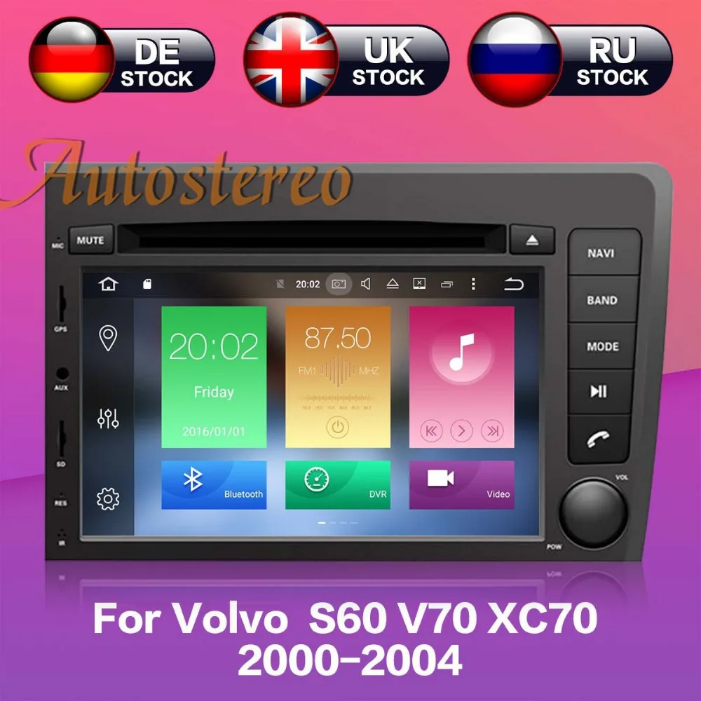 For VOLVO S60 V70 XC70 2000-2004 Android 13 Radio Multimedia Player Car GPS navigationCar DVD CD Player Auto Stereo Auto Audio