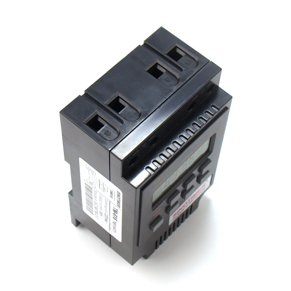 30AMP Weekly Programmable Digital TIME SWITCH Relay Control Timer 220V Din Rail Mount TM616 Din Rail Mount