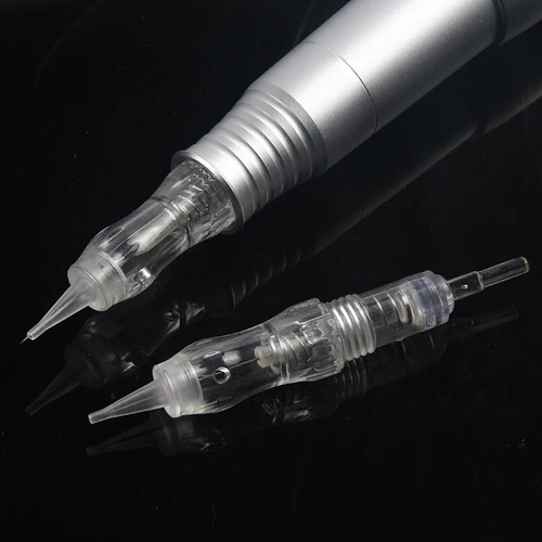 Imagen 2 del producto Cartucho de aguja de maquillaje permanente de alta calidad 1RL 0,18mm cartucho de aguja de tatuaje profesional para cejas/labios para perla negra P300