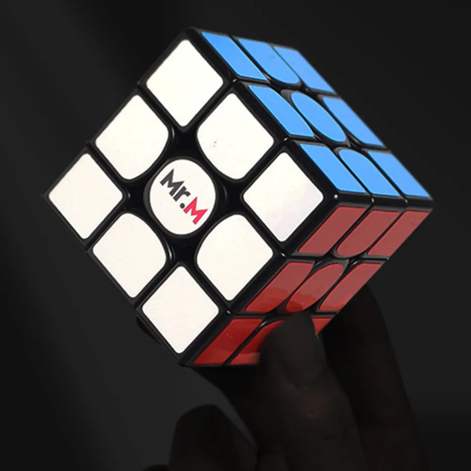 Shengshou-مكعب سحري مغناطيسي mr. m v2, 3x3x3, لغز السرعة, ألعاب تعليمية #4
