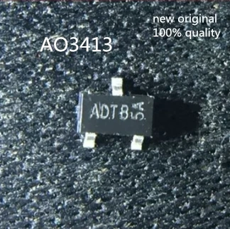 10PCS AO3413 AO3413 Brand new and original chip IC ADTB SOT23-3