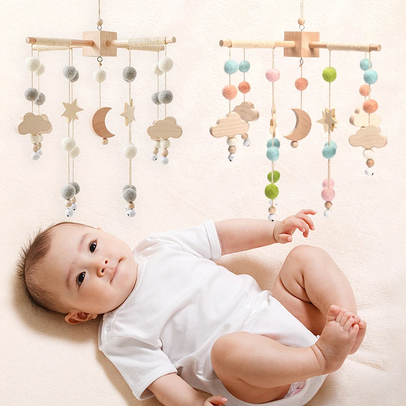 

New Baby Rattles Crib Mobiles Toys Holder Rotating Mobile Bed Bell Musical Box Projection 0-12 Months Newborn Infant Baby Gifts