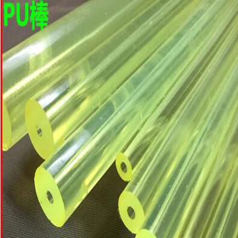 All kind Of Outside Diameter ID 8mm 500mm length hollow PU rod RUBBER SPRING bar polyurethane Elastic rubber round stick