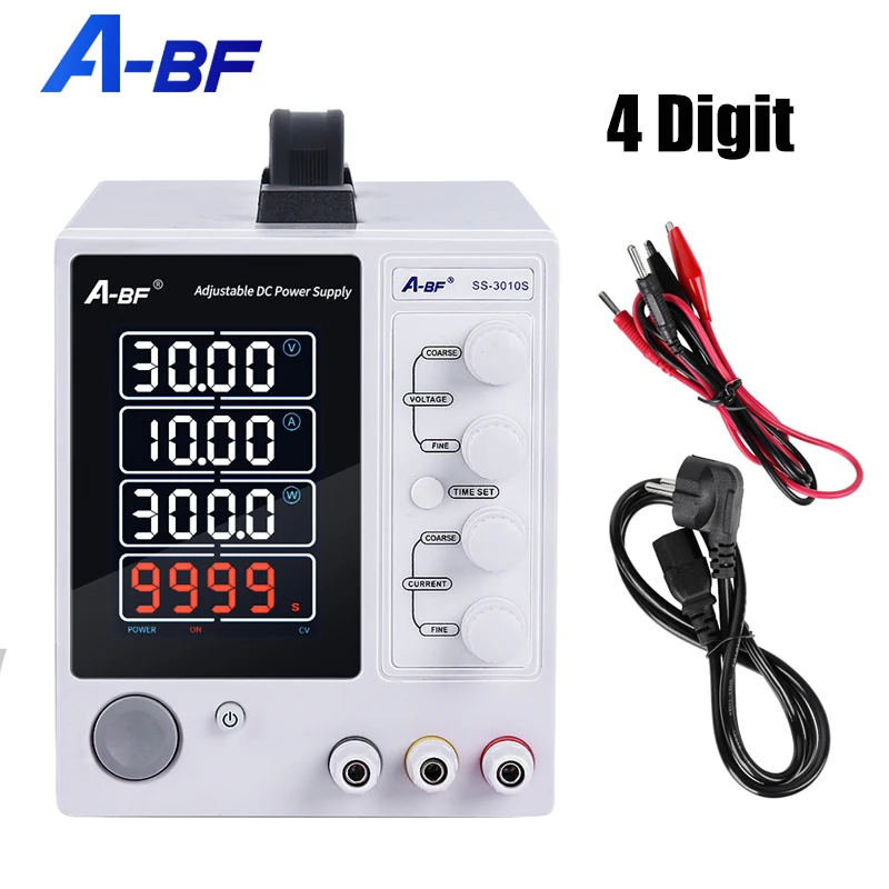 A-BF DC Regulated Power Supply Unit Bench Laboratory Power Feeding Lab Adjustable Current Voltage Electric Switching 30V 60V 10A