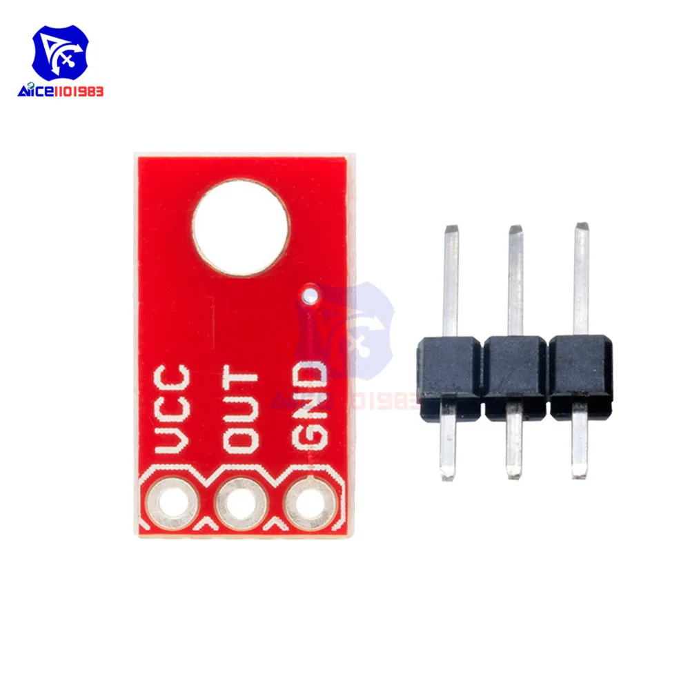 diymore QRE1113 IR LED Infrared Reflective Sensor Module Capacitor Discharge Circuit Breakout Board DC 3.3 -5V