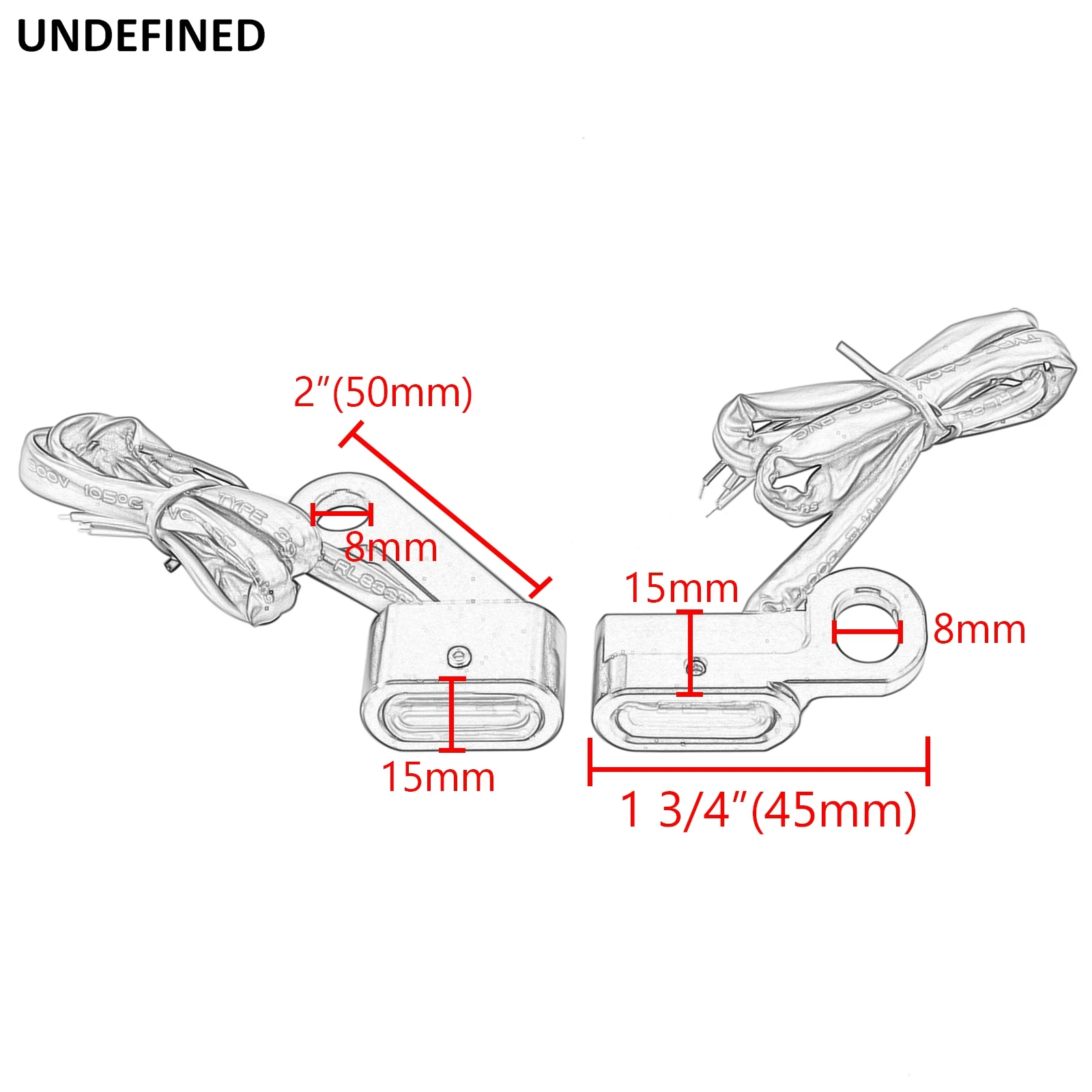 For Harley Sportster Mini LED Turn Signal Light Handlebar Indicator Blinker Lamp XL883 1200 48 72 Forty-Eight Nightster Roadster