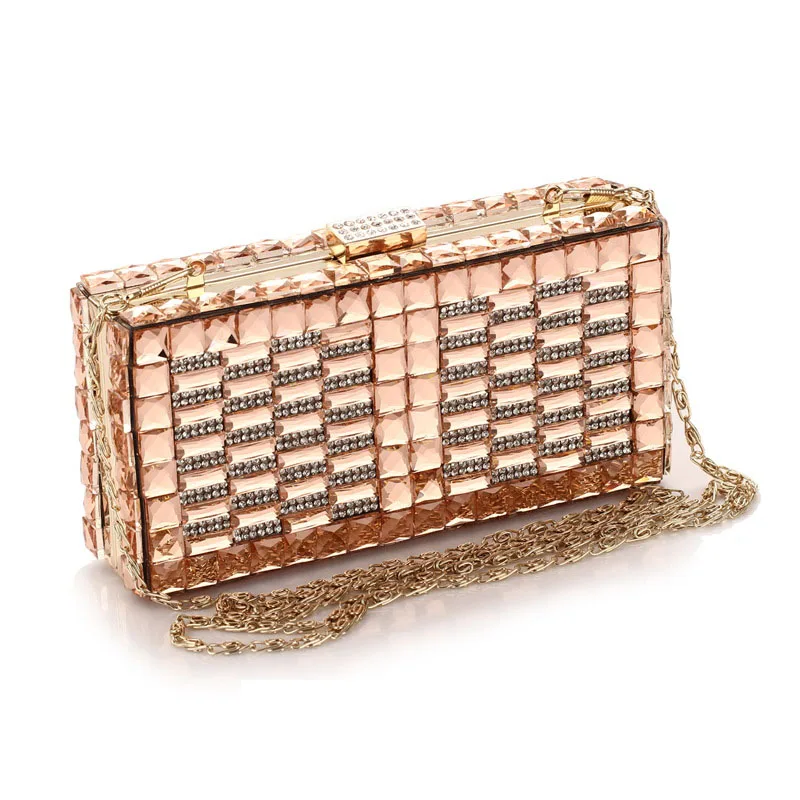 Fashion Ladies Purses And Handbags Luxury New Style Handbags European And American Evening Party Bags Glass Diamond-studded