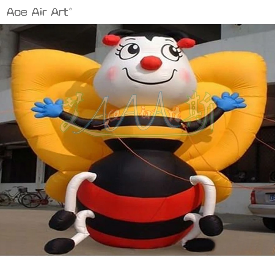 Event Inflatable Bee Girl And Boy Cartoon/Custom Inflatable Animal Replica For Outdoor Advertising Exhibition/Event Promotion