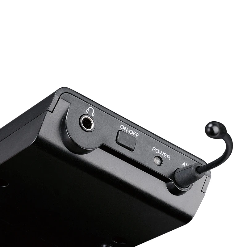 Takstar WPM-200 UHF ระบบจอภาพไร้สายตัวรับสัญญาณจอ LCD 6เลือกช่อง50M พร้อมหูฟัง