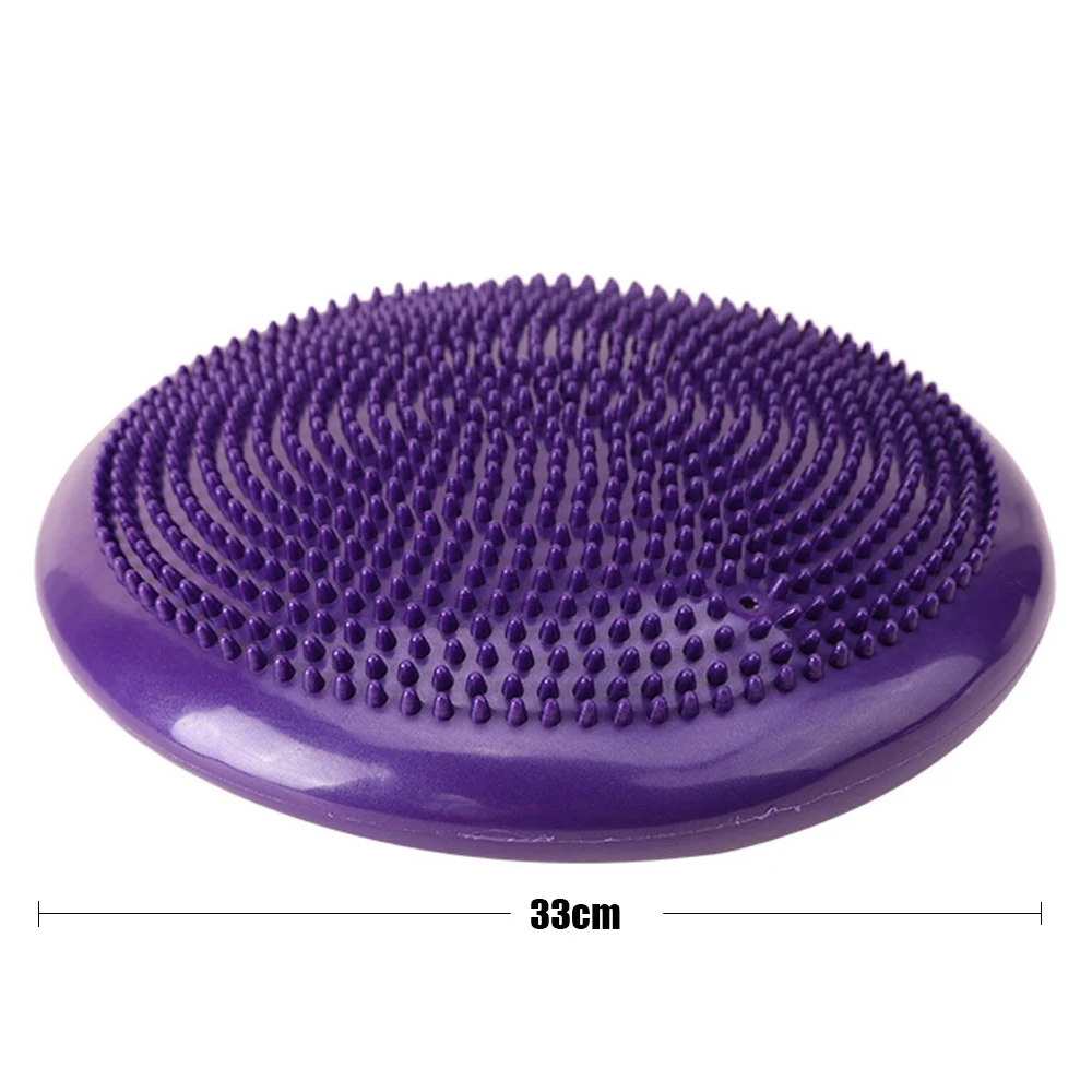 Inflatable Yoga Balls Massage Pad for Wobble Balance Fitness Exercise Training image 2
