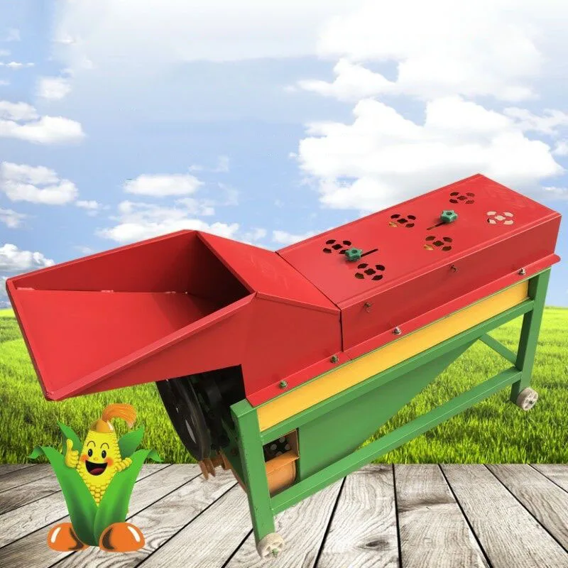 2020 โรงงานขายส่งเครื่องฟาร์มขนาดเล็กกึ่งอัตโนมัติข้าวโพด cob เครื่องปอกข้าวโพดเครื่องปอกข้าวโพด